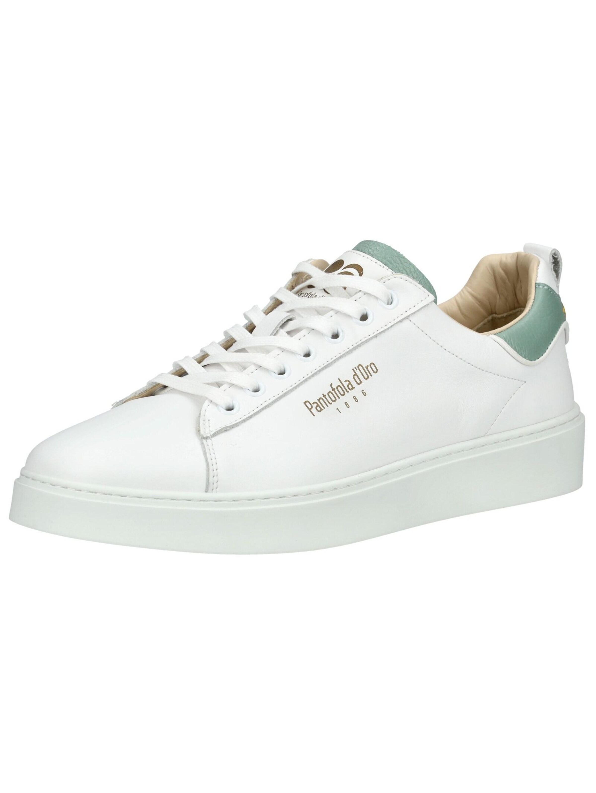 Baskets basses PANTOFOLA D'ORO en blanc : devant