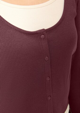 QS Shirt in Rot: Vorderseite
