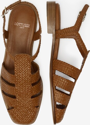 LOTTUSSE Sandals ' Cangrejera ' in Brown