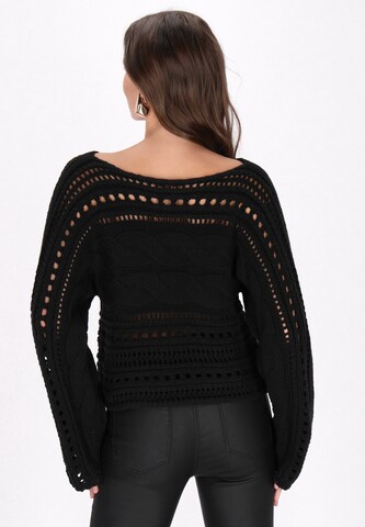 faina - Pullover em preto