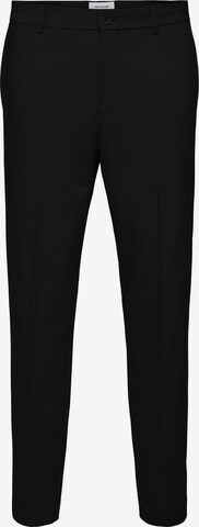 Regular Pantalon à plis 'Eve' Only & Sons en noir : devant