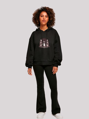 Sweat-shirt 'Skelette Lagerfeuer Marshmallow' F4NT4STIC en noir