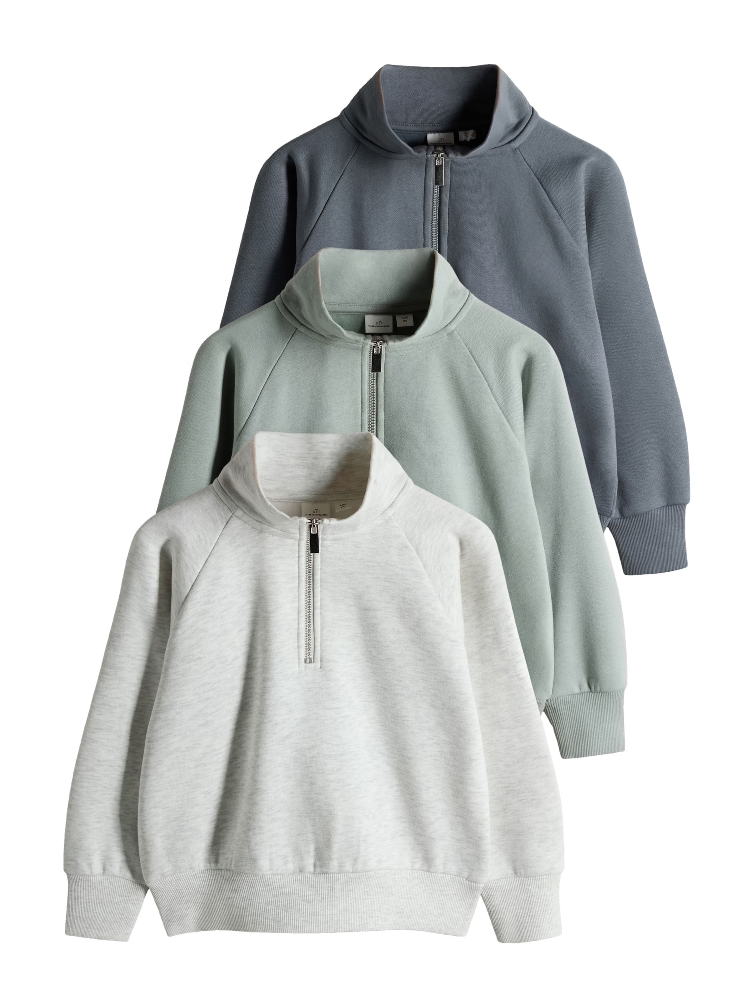 The Set - Sudadera en gris: frente