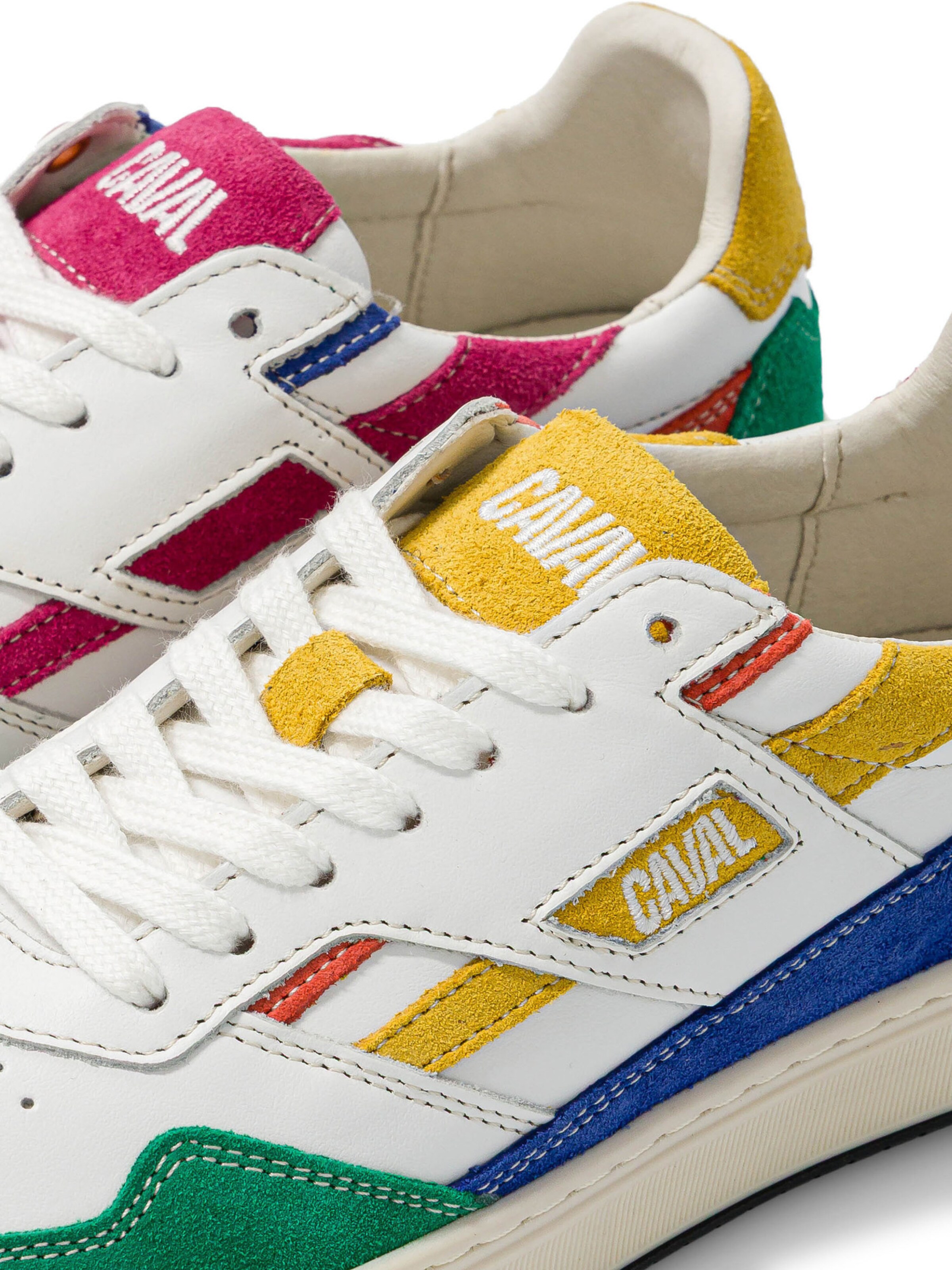 Scarpa stringata ' PLAYGROUND ' di Caval in bianco