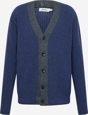 Brava Fabrics Knit Cardigan in Blue: front