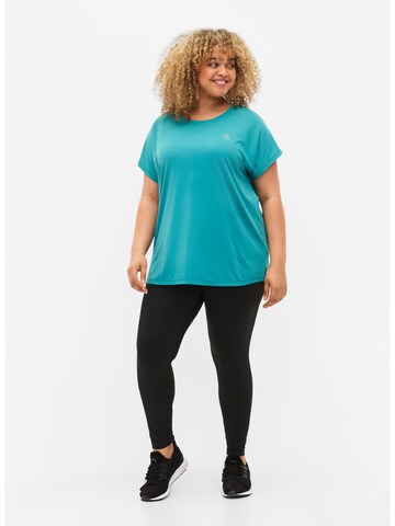 T-shirt 'Abasic' Active by Zizzi en vert : devant