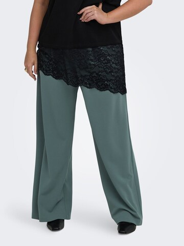 Wide Leg Pantalon à pince 'CARSTILLA' ONLY Carmakoma en vert : devant