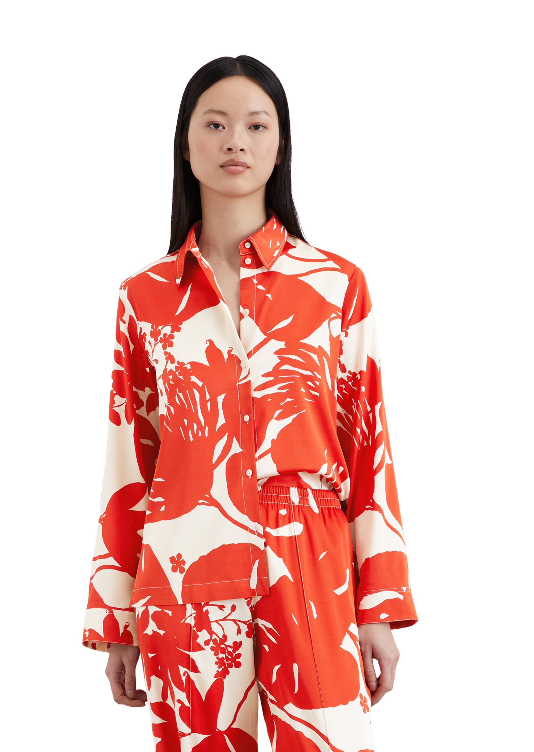 Marc O'Polo Bluse in Weiß: Vorderseite