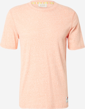 T-Shirt SCOTCH & SODA en orange : devant