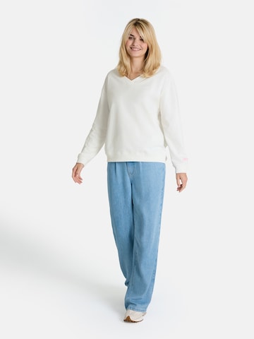 Sweat-shirt 'TatjanaL' LIEBLINGSSTÜCK en blanc