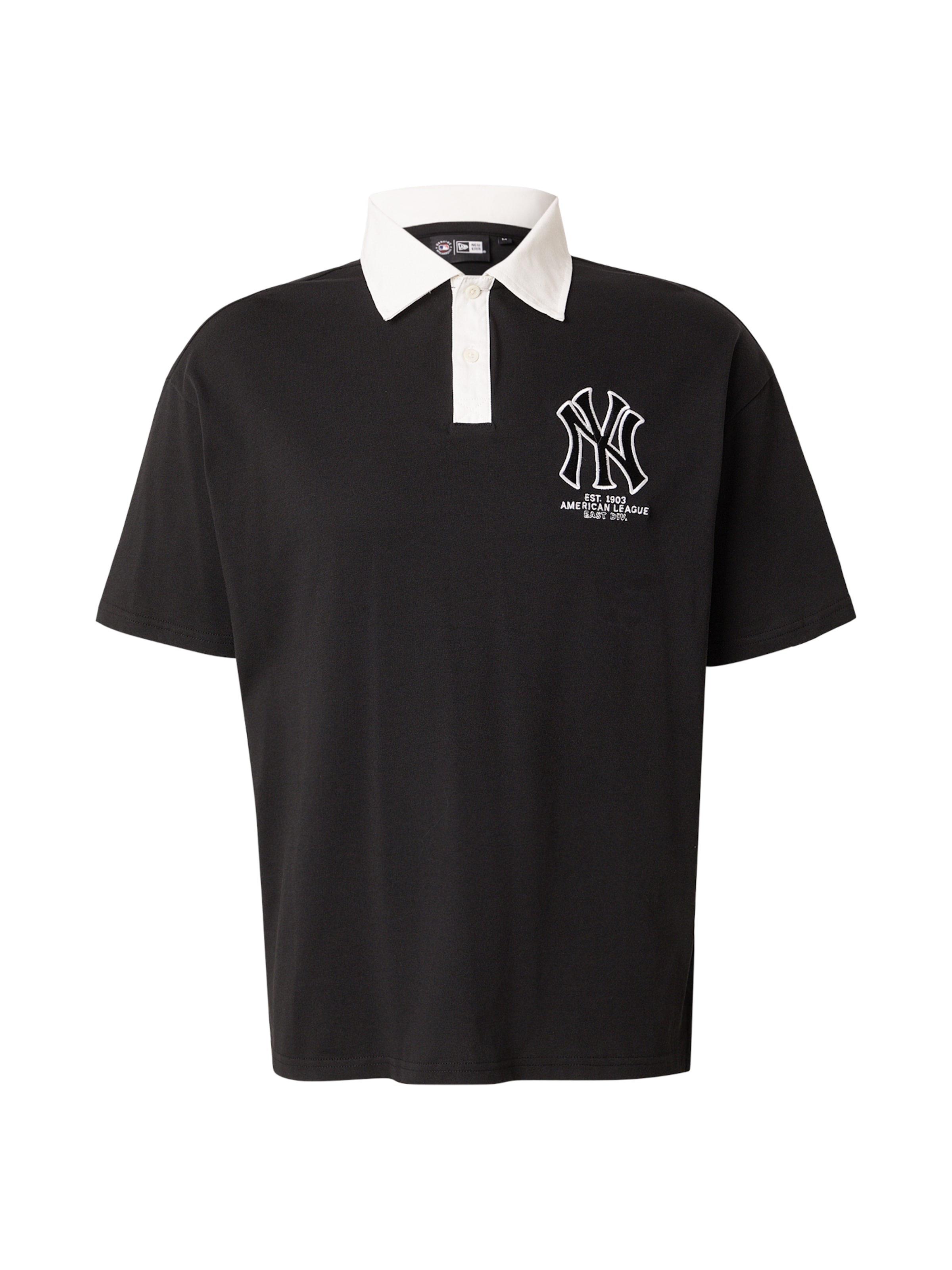 NEW ERA T-shirt 'NEYYAN' i svart / vit, Produktvy