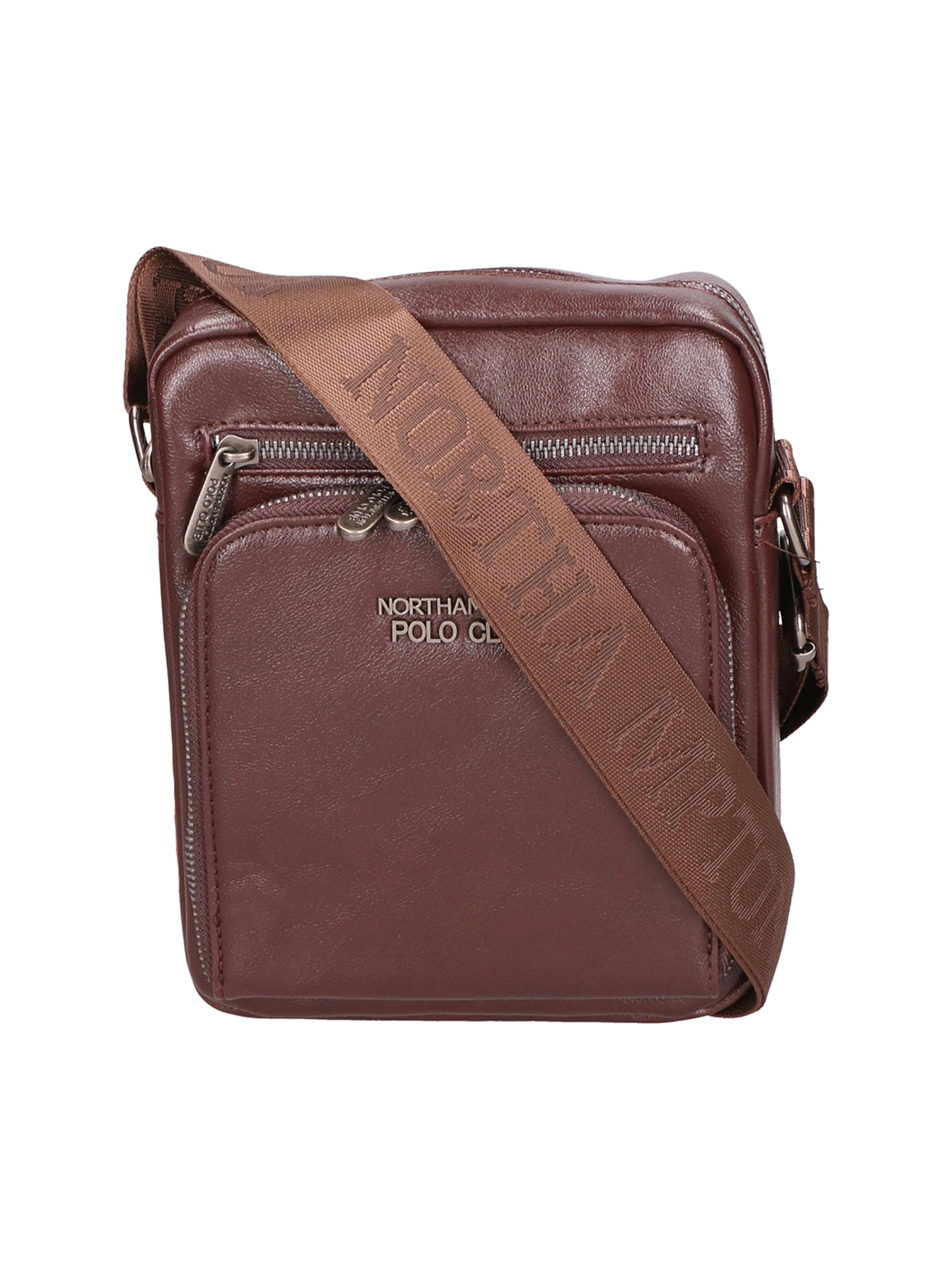 Borsa a spalla di Northampton Polo Club in marrone