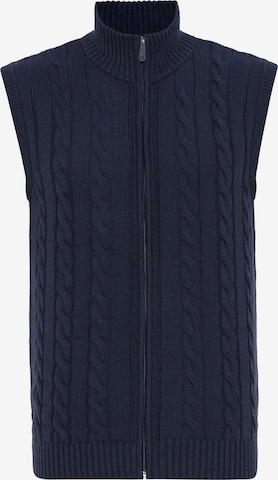 Gilet di Felix Hardy in blu: frontale