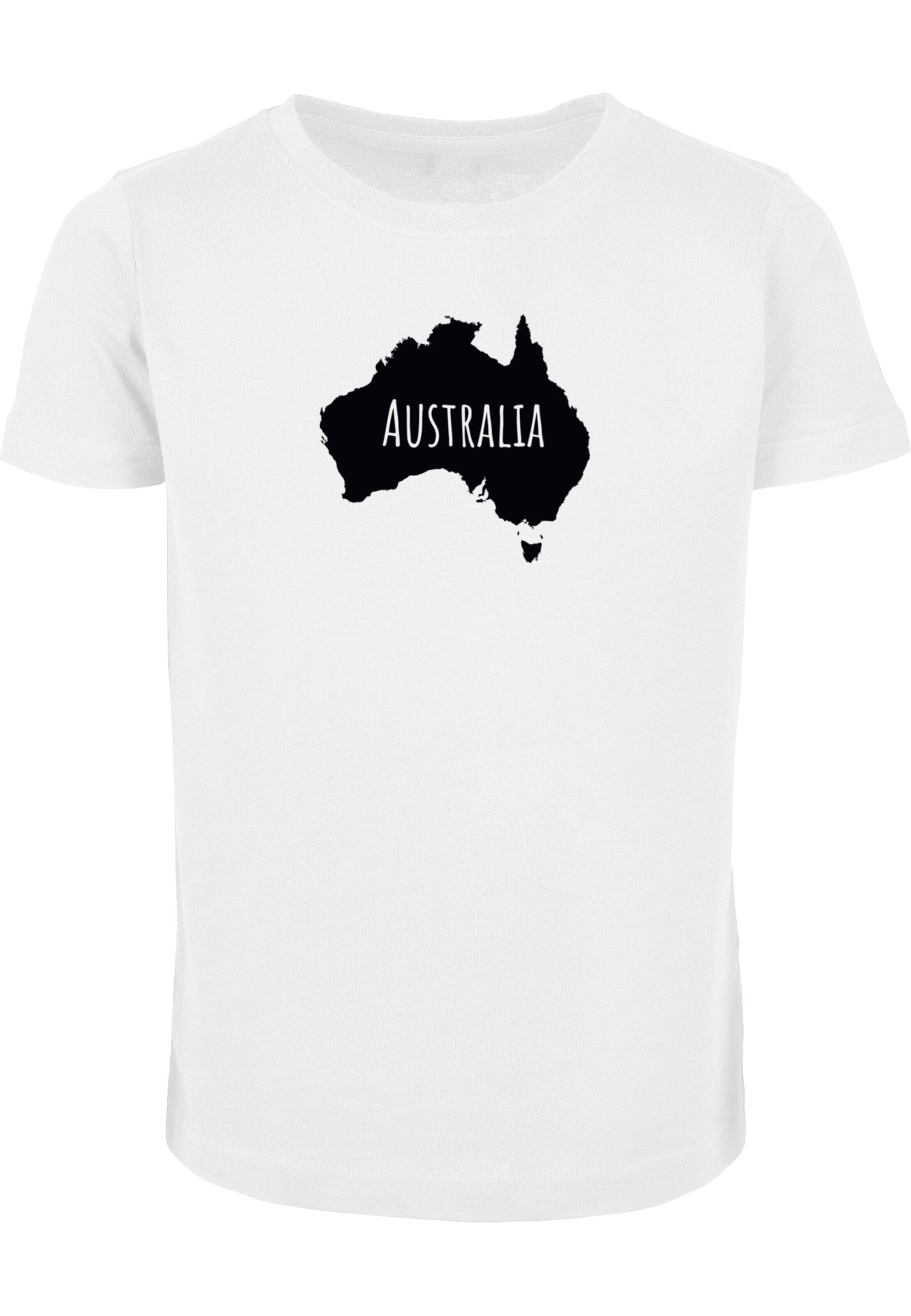 Merchcode Shirt 'Australia' in White: front