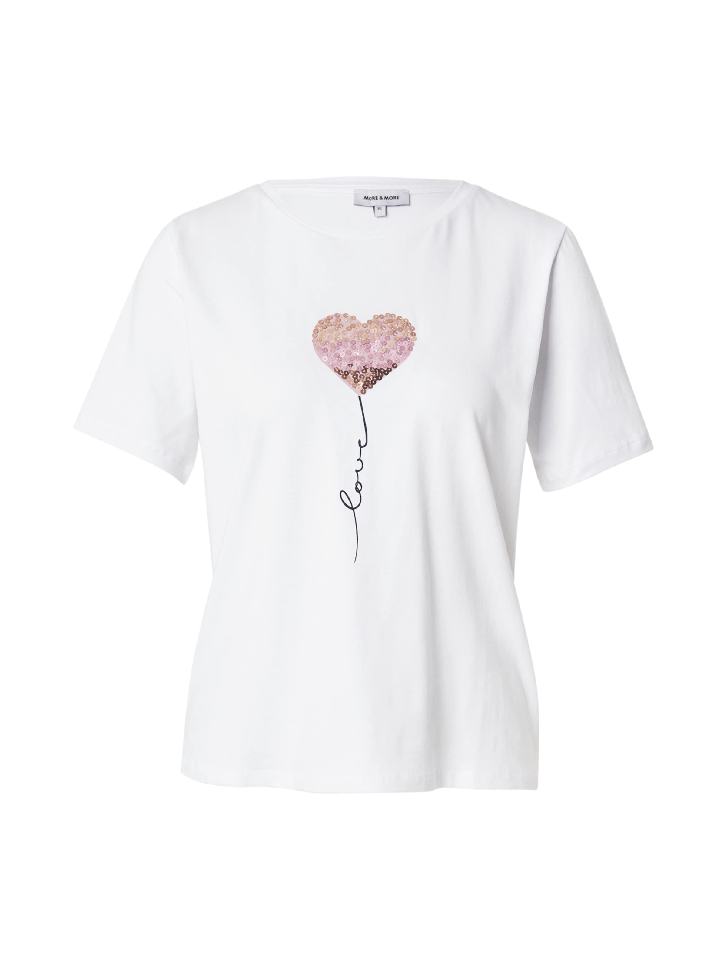 MORE & MORE - Camisa em branco: frente