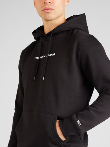 Tommy Jeans Sweatshirt in Schwarz