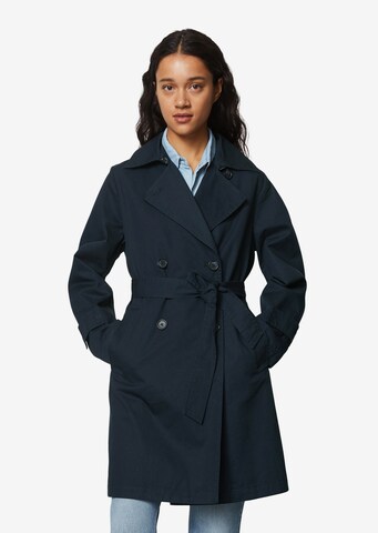 Marc O'Polo Between-Seasons Coat in Blue: front