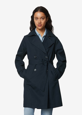 Manteau mi-saison Marc O'Polo en bleu : devant