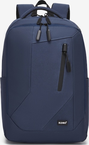 Kono Rucksack in Blau: Vorderseite
