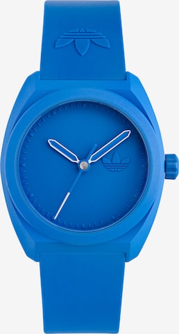 ADIDAS ORIGINALS Analoog horloge 'Project Three' in Blauw: voorkant