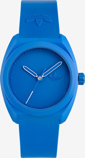 ADIDAS ORIGINALS Uhr 'Project Three' in royalblau / silber, Produktansicht