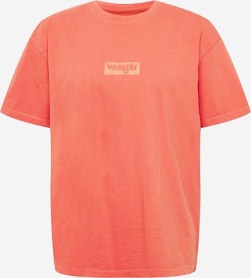 WRANGLER قميص بلون برتقالي: الأمام