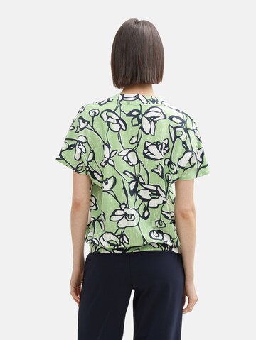 TOM TAILOR Shirt in Grün