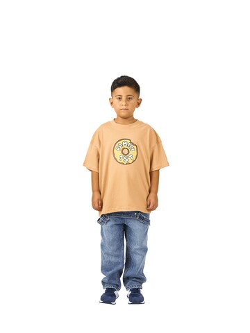 FAMILY 1ST FAMILY 4EVER Shirt 'Inner Circle' in Brown: front