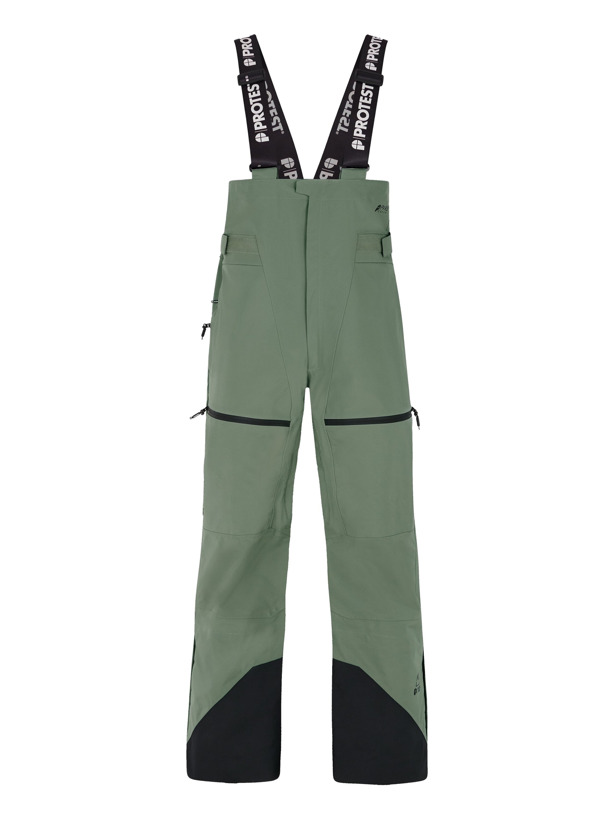 PROTEST Workout Pants 'PRTBASE' in Green: front
