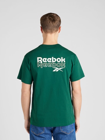 Reebok - Camisa funcionais em verde