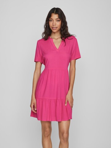 VILA Kleid 'Paya' in Pink: predná strana