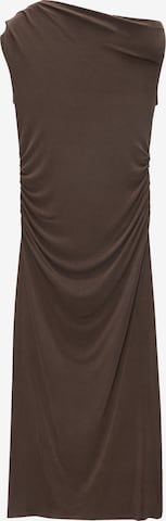 Pull&Bear Sukienka w kolorze brązowy: przód