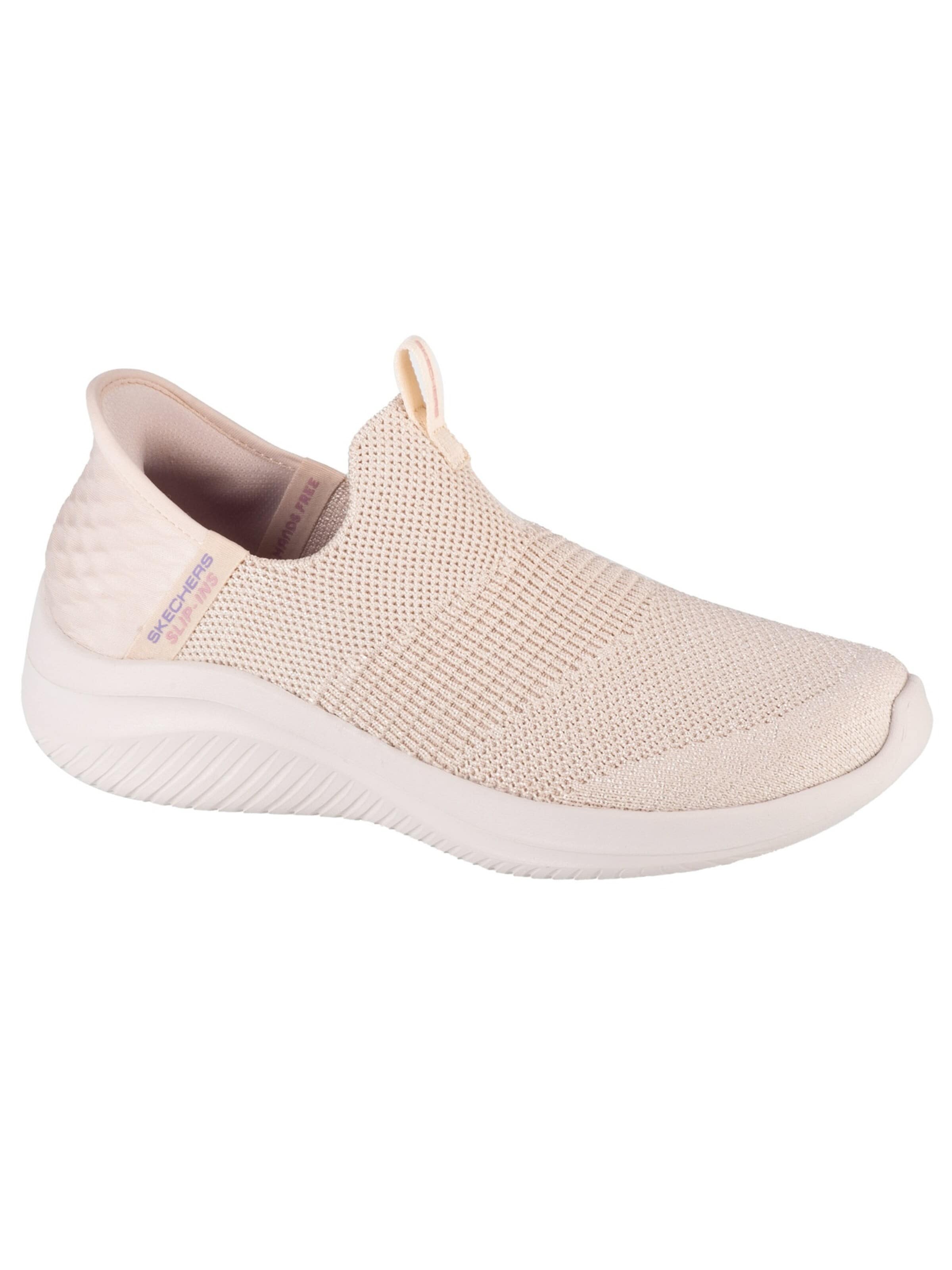 SKECHERS Slip-on 'Slip-Ins Ultra Flex 3.0 Smooth Step' in Beige: front