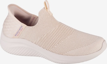 SKECHERS Slip-on 'Slip-Ins Ultra Flex 3.0 Smooth Step' in Beige: front