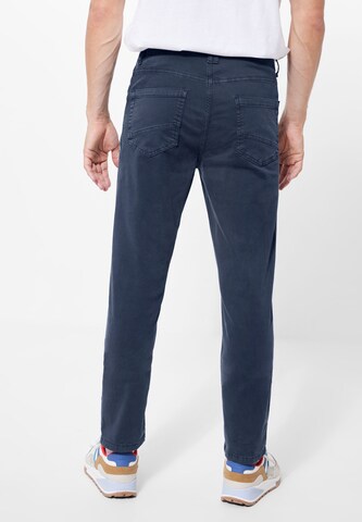 Street One MEN Slimfit Chinohose in Blau