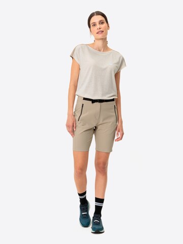 VAUDE Performance shirt 'Neyland' in Beige