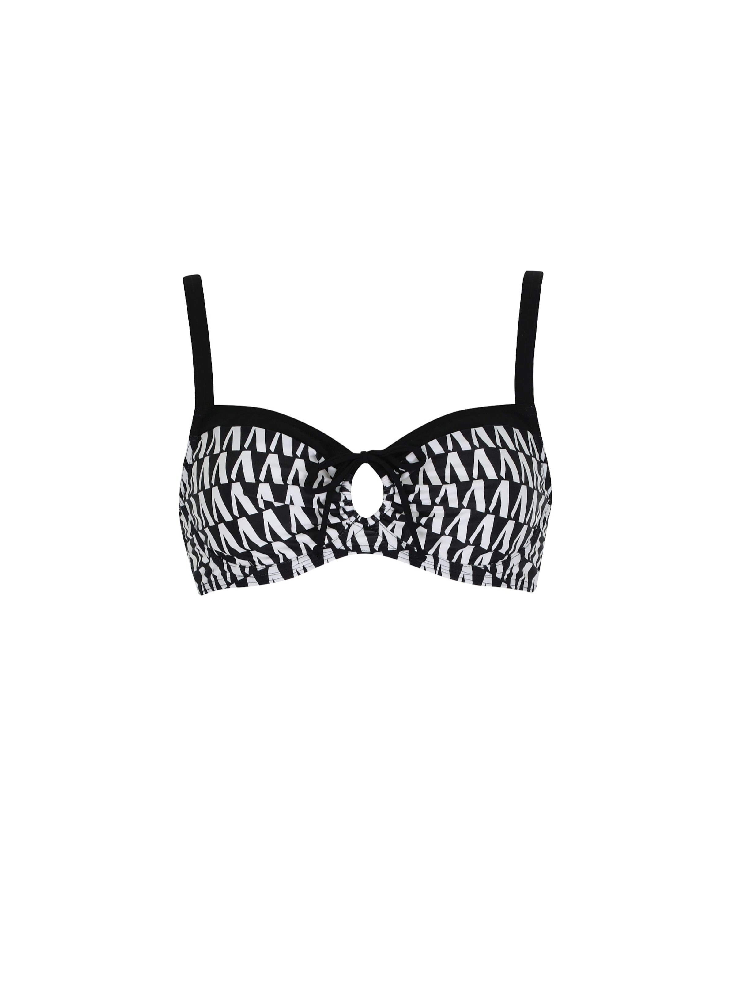 Hauts de bikini SUNFLAIR en noir : devant