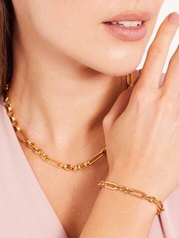 Lucardi Armband in Gold: Vorderseite