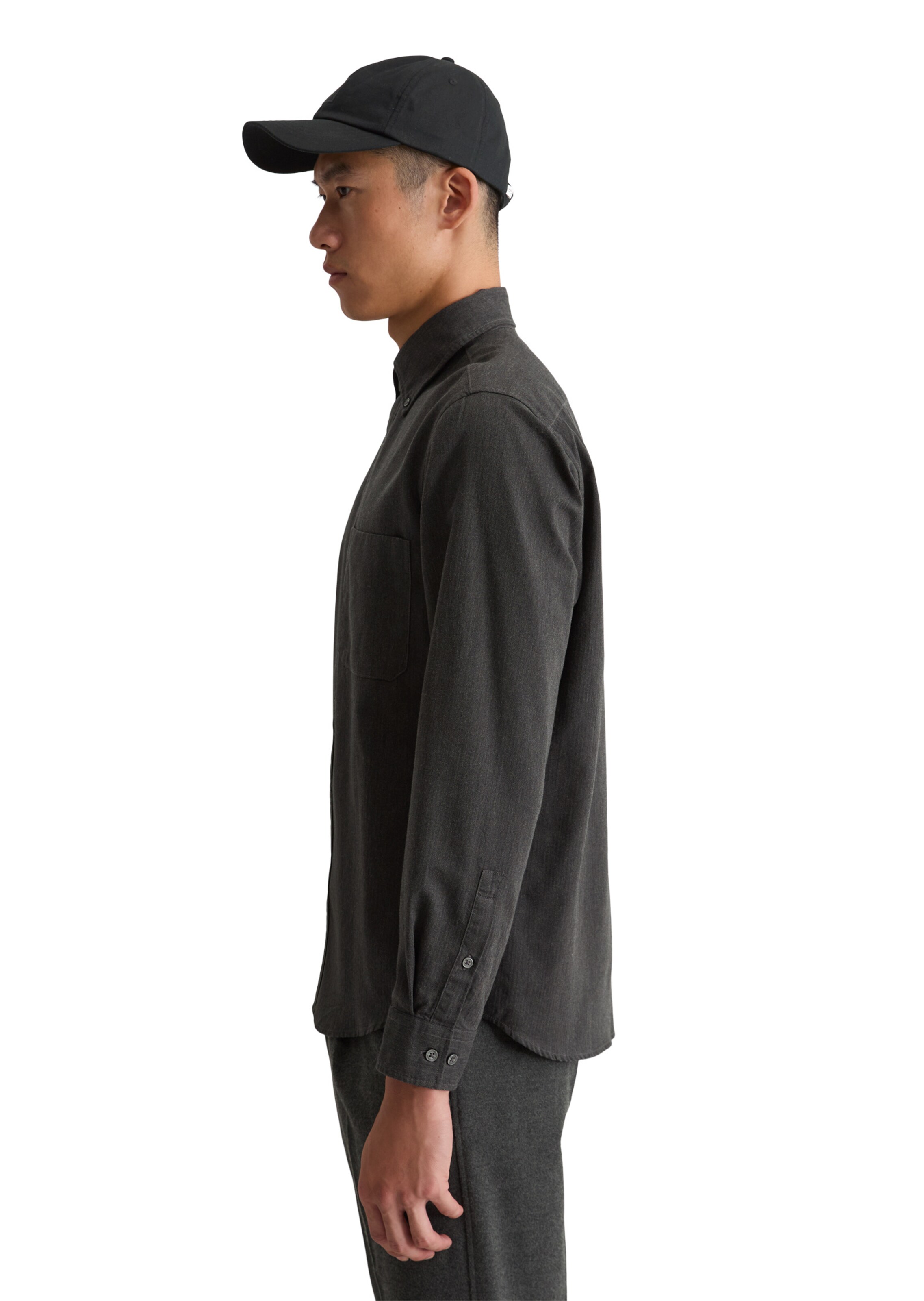 Marc O'Polo Regular fit Button Up Shirt in Grey