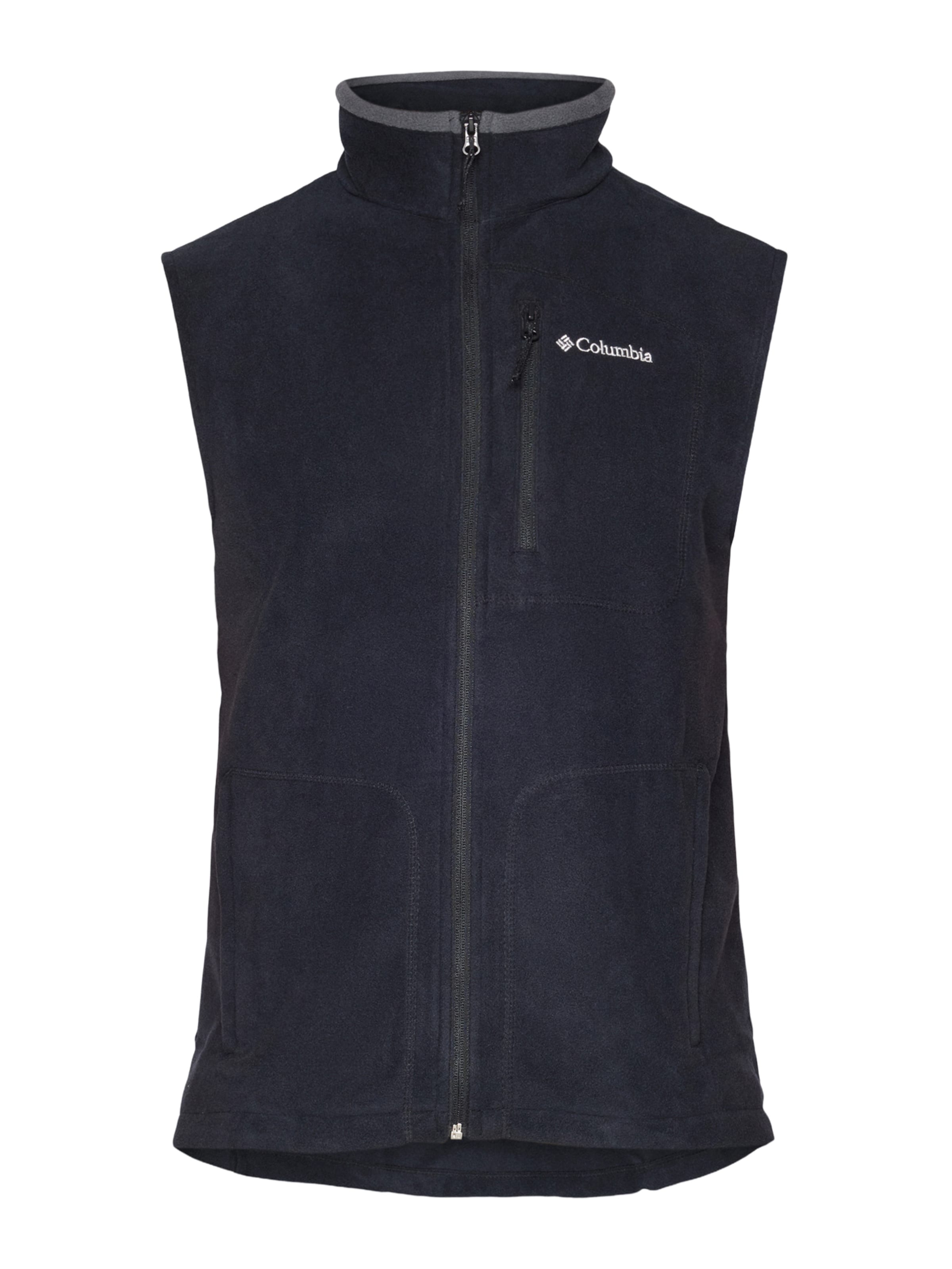 COLUMBIA Športen telovnik 'Fast Trek' | črna barva: sprednja stran