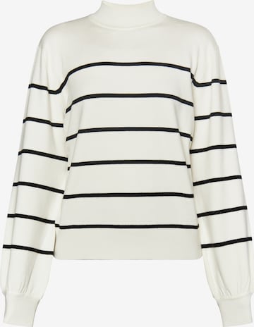 DreiMaster Klassik Sweater in White: front