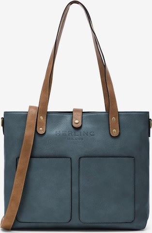 Herling Shopper 'Beraud' in Blau: Vorderseite