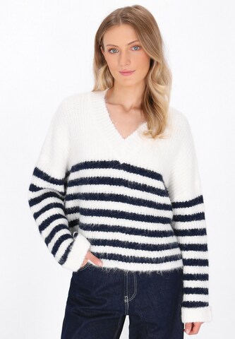 DreiMaster Maritim Sweater 'Maritime' in Blue: front