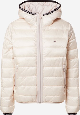 Tommy Jeans Between-Season Jacket in Beige: front