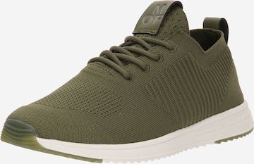 Marc O'Polo Sneakers laag 'Jasper' in Groen: voorkant