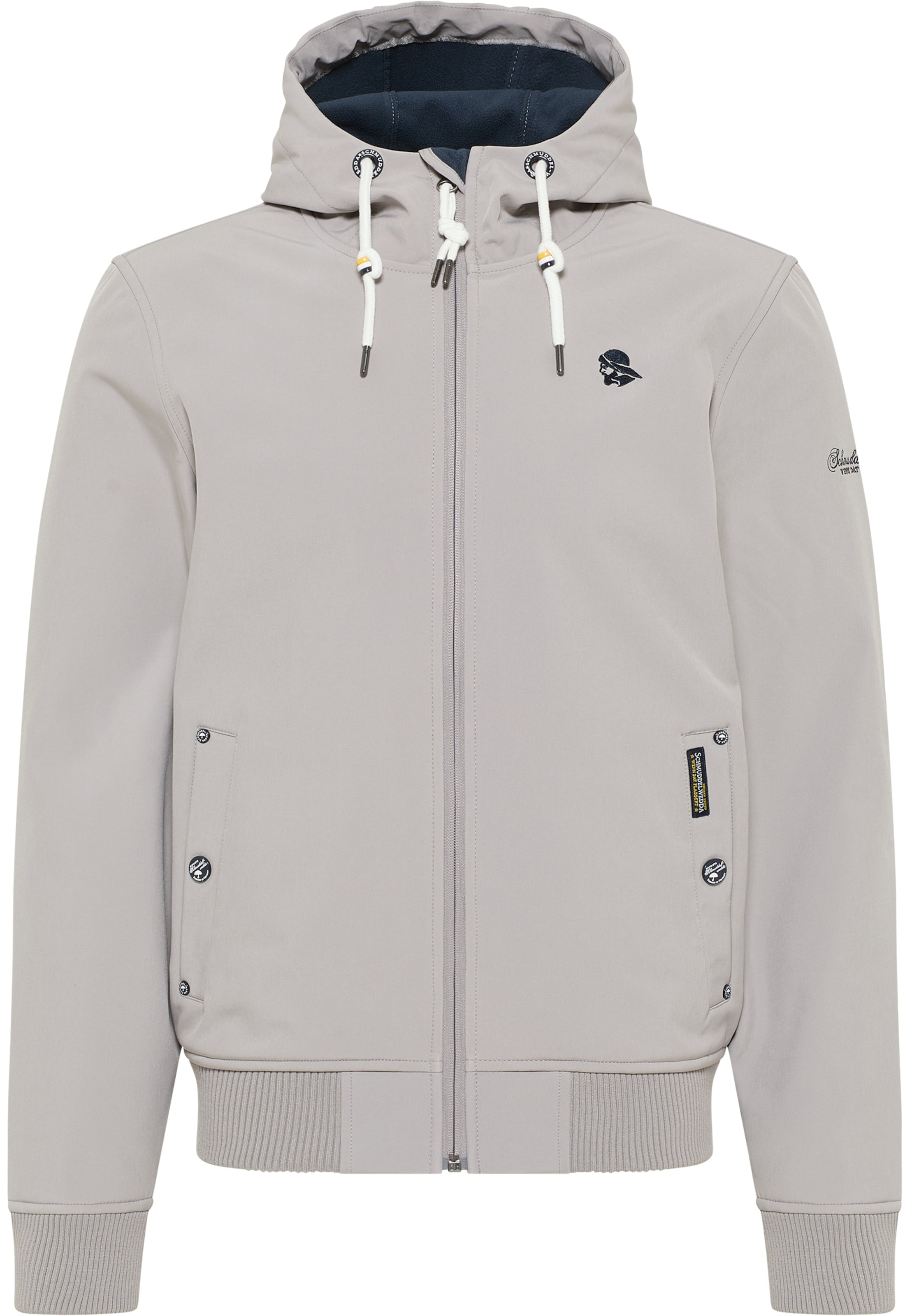 Schmuddelwedda Λειτουργικό μπουφάν σε γκρι: μπροστά