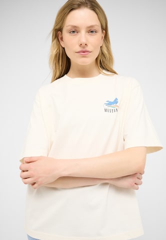 MUSTANG Shirt ' Style Welby Pride ' in White