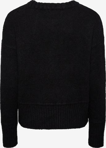 PIECES Sweter 'KALORA' w kolorze czarny