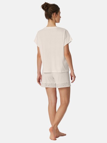 SCHIESSER Korte pyjama ' Casual Nightwear ' in Wit
