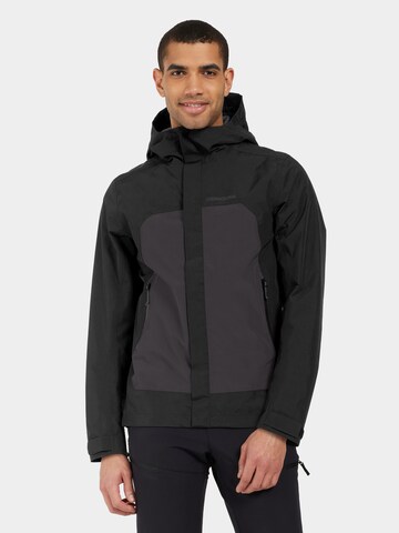 Didriksons Outdoorjas 'GRIT' in Zwart: voorkant